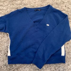 Blue Abercrombie V-neck Sweater